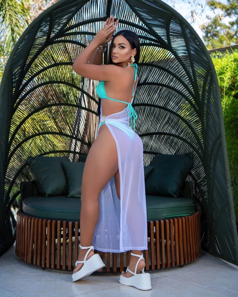 Saída de Praia Tule – Estilo Vestido