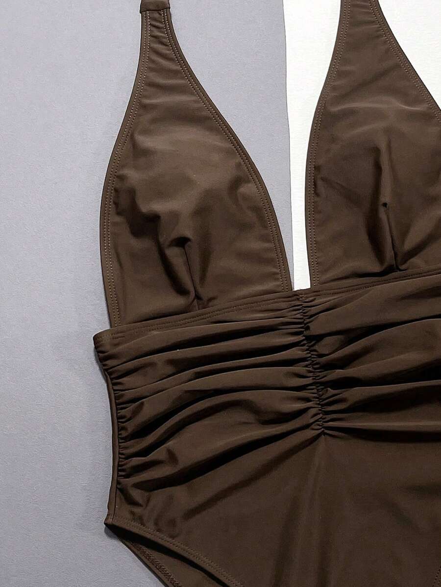 Maiô com Decote em V Profund -  Maviele