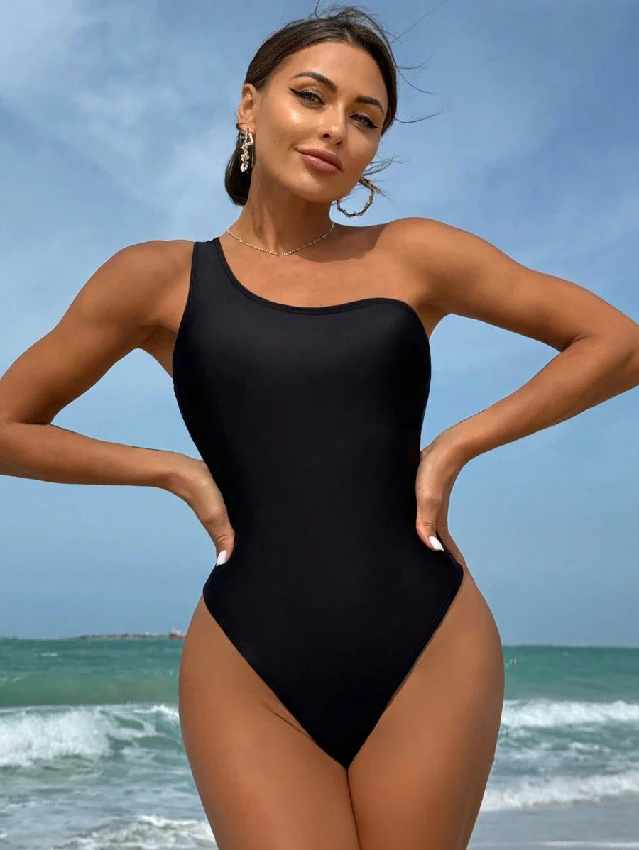 Maiô Ombro Aberto e Decotado -  Maviele