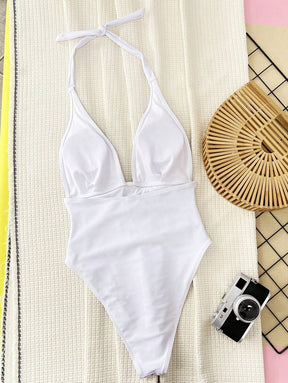 Maiô com Decote em V Profund -  Maviele