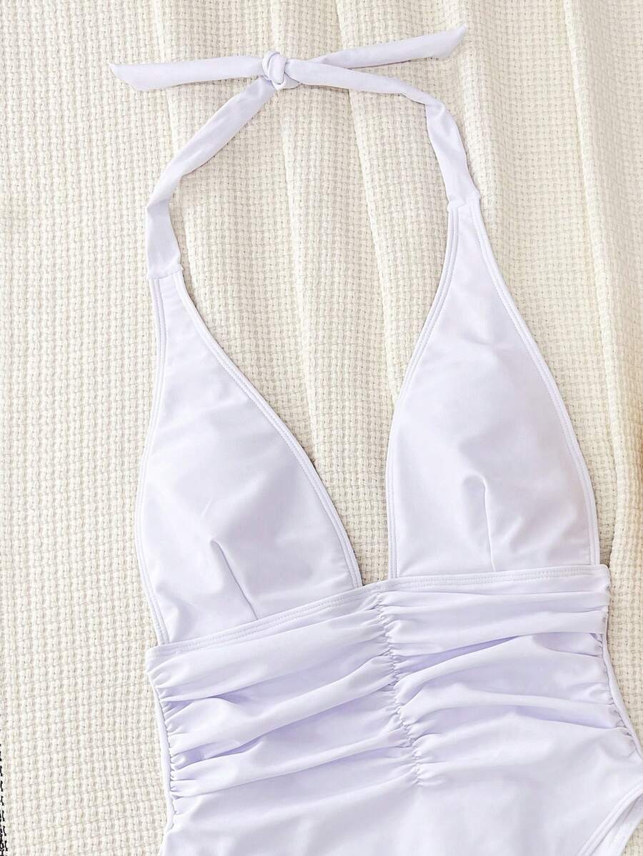 Maiô com Decote em V Profund -  Maviele