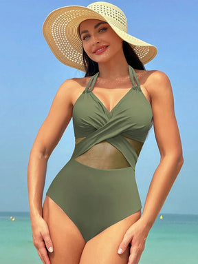 Maiô Cor Sólida One Piece - Maviele