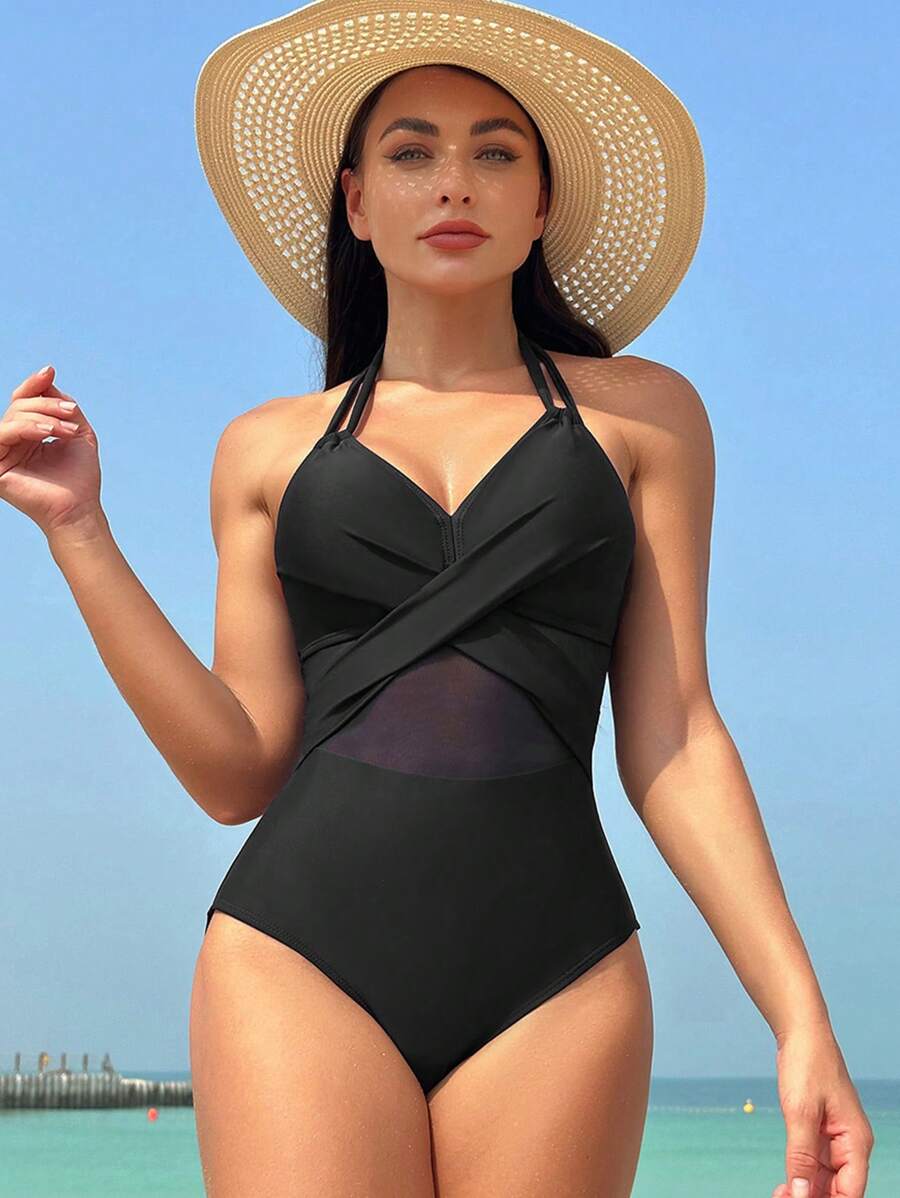 Maiô Cor Sólida One Piece - Maviele