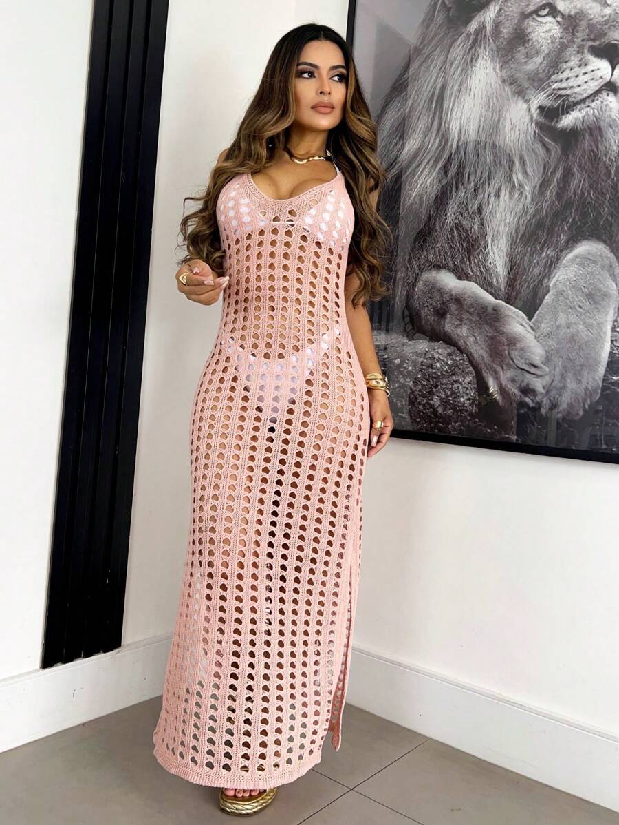 Vestido Furão Saída de Praia com Fenda - Maviele