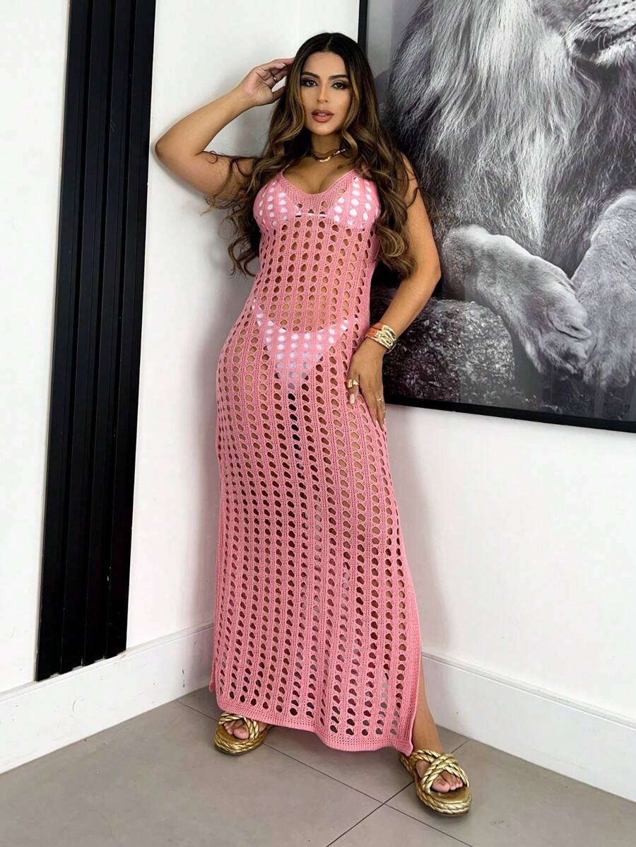 Vestido Furão Saída de Praia com Fenda - Maviele