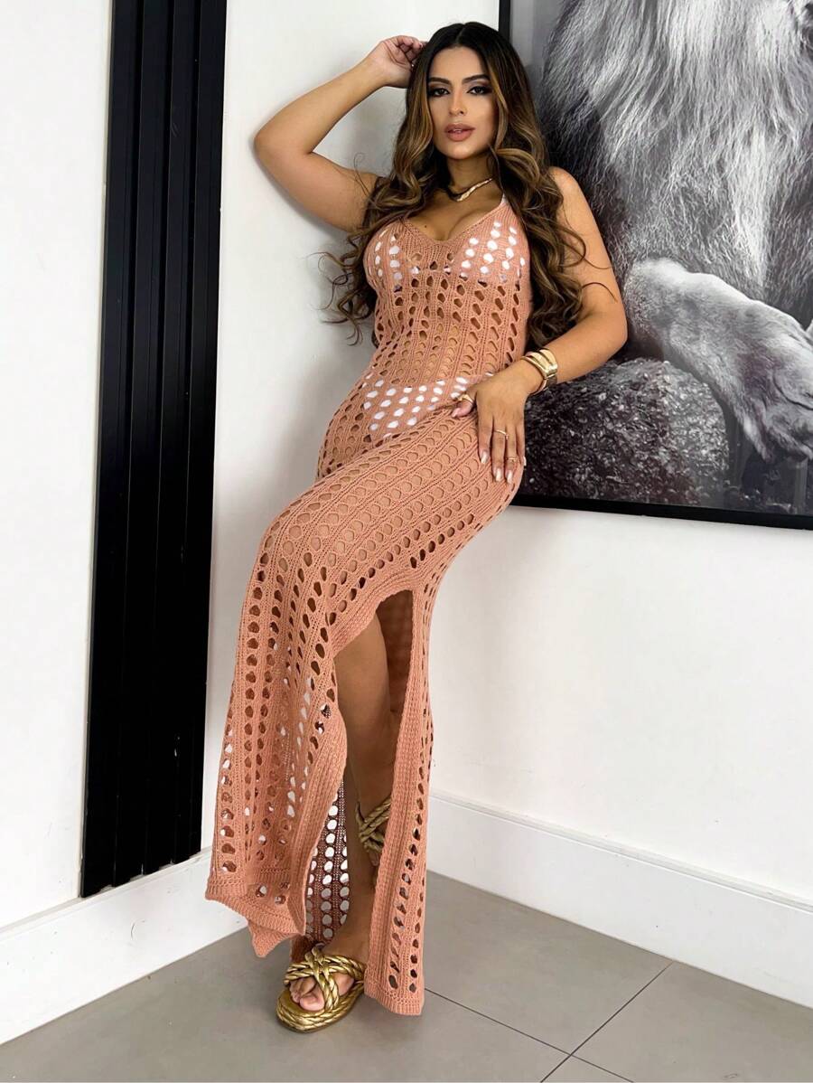 Vestido Furão Saída de Praia com Fenda - Maviele