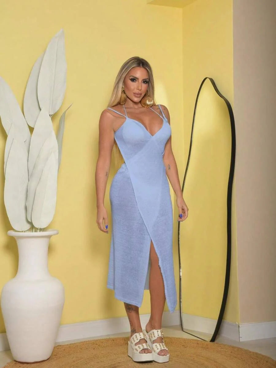 Saída de Praia Piscina Vestido Tricot -  Maviele