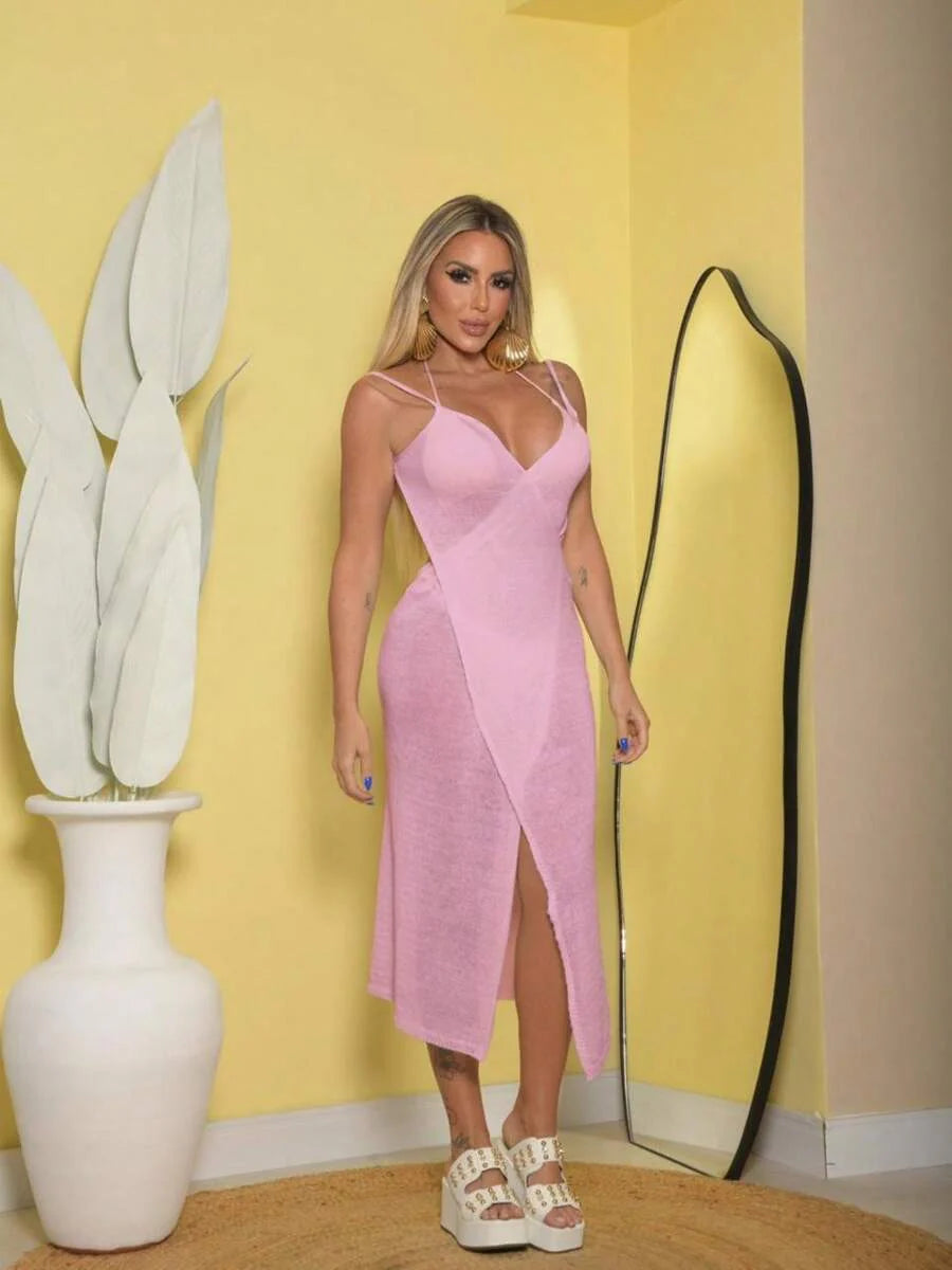 Saída de Praia Piscina Vestido Tricot -  Maviele