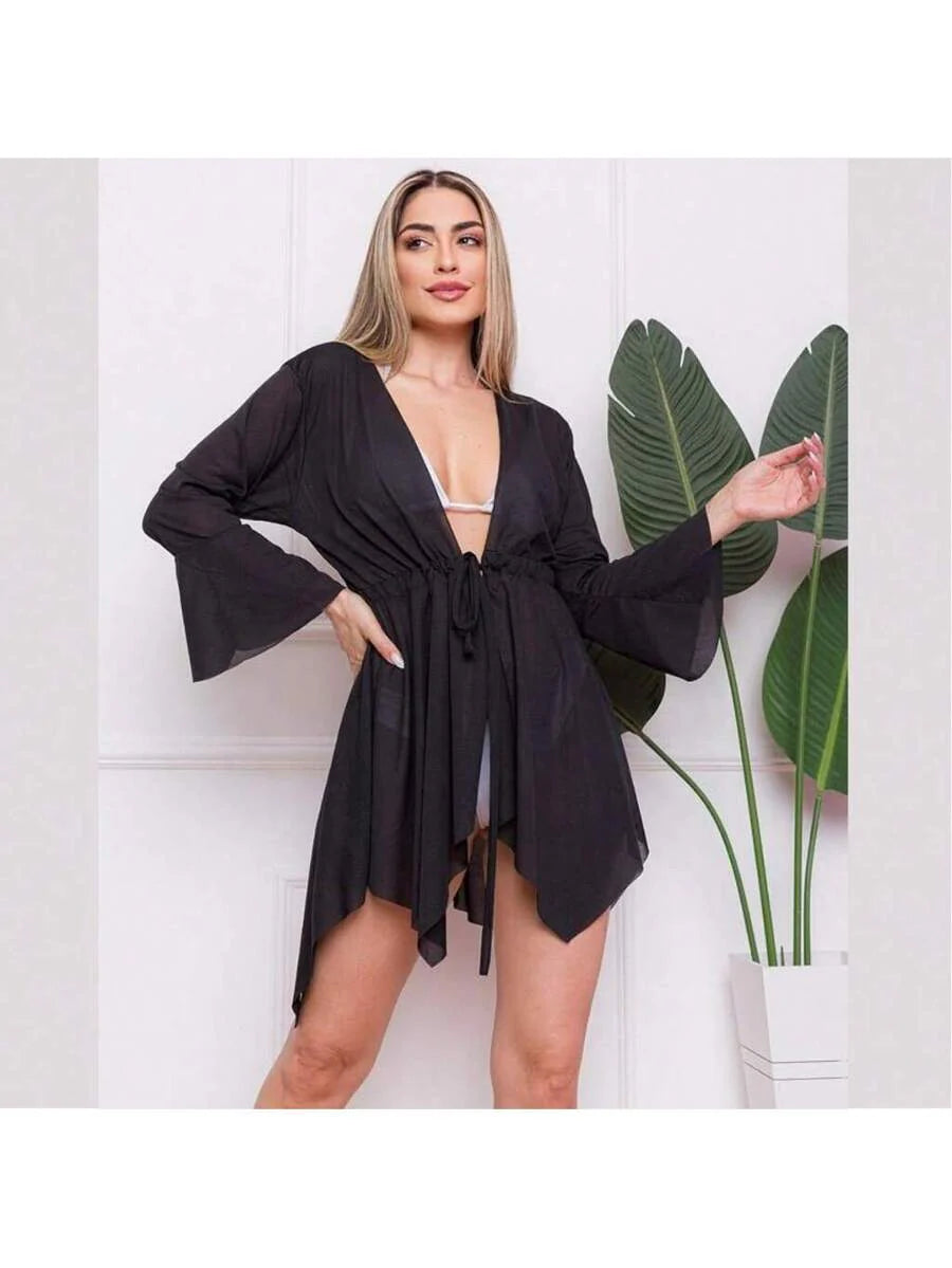 Saída de Praia kimono curta soltinha - Maviele