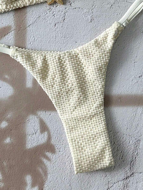 2 Peças Conjunto de Maiô Bikini Cortininha - Praiar