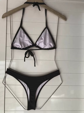 Biquini Asa Delta Fio Dental Cortininha - Maviele