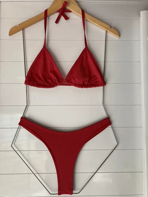 Biquini Asa Delta Fio Dental Cortininha - Maviele