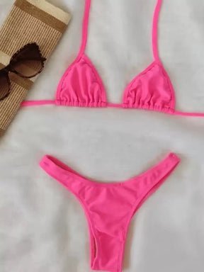 Biquini Asa Delta Fio Dental Cortininha - Maviele