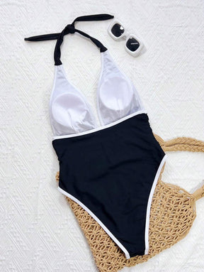 Maiô com Decote em V Profund -  Maviele