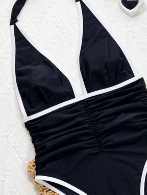 Maiô com Decote em V Profund -  Maviele