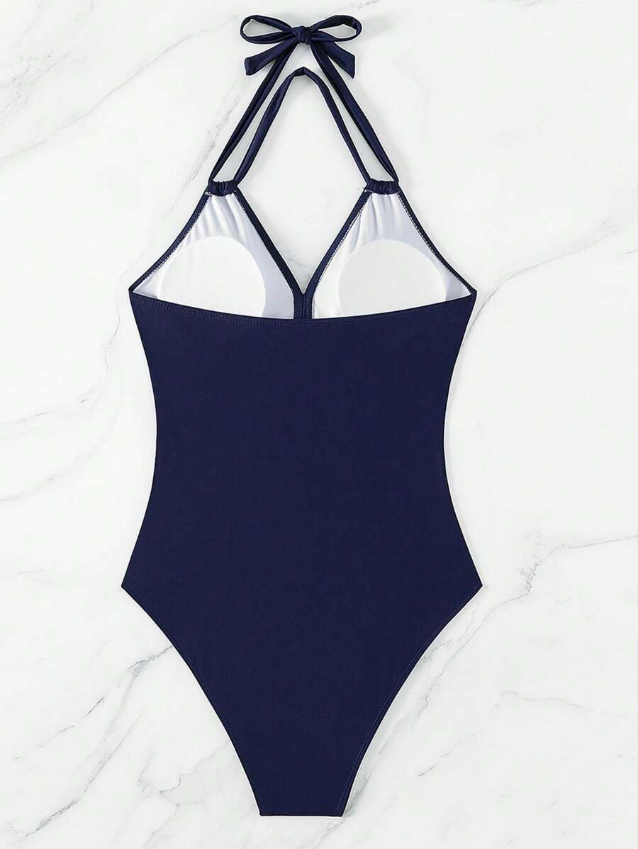 Maiô Cor Sólida One Piece - Maviele