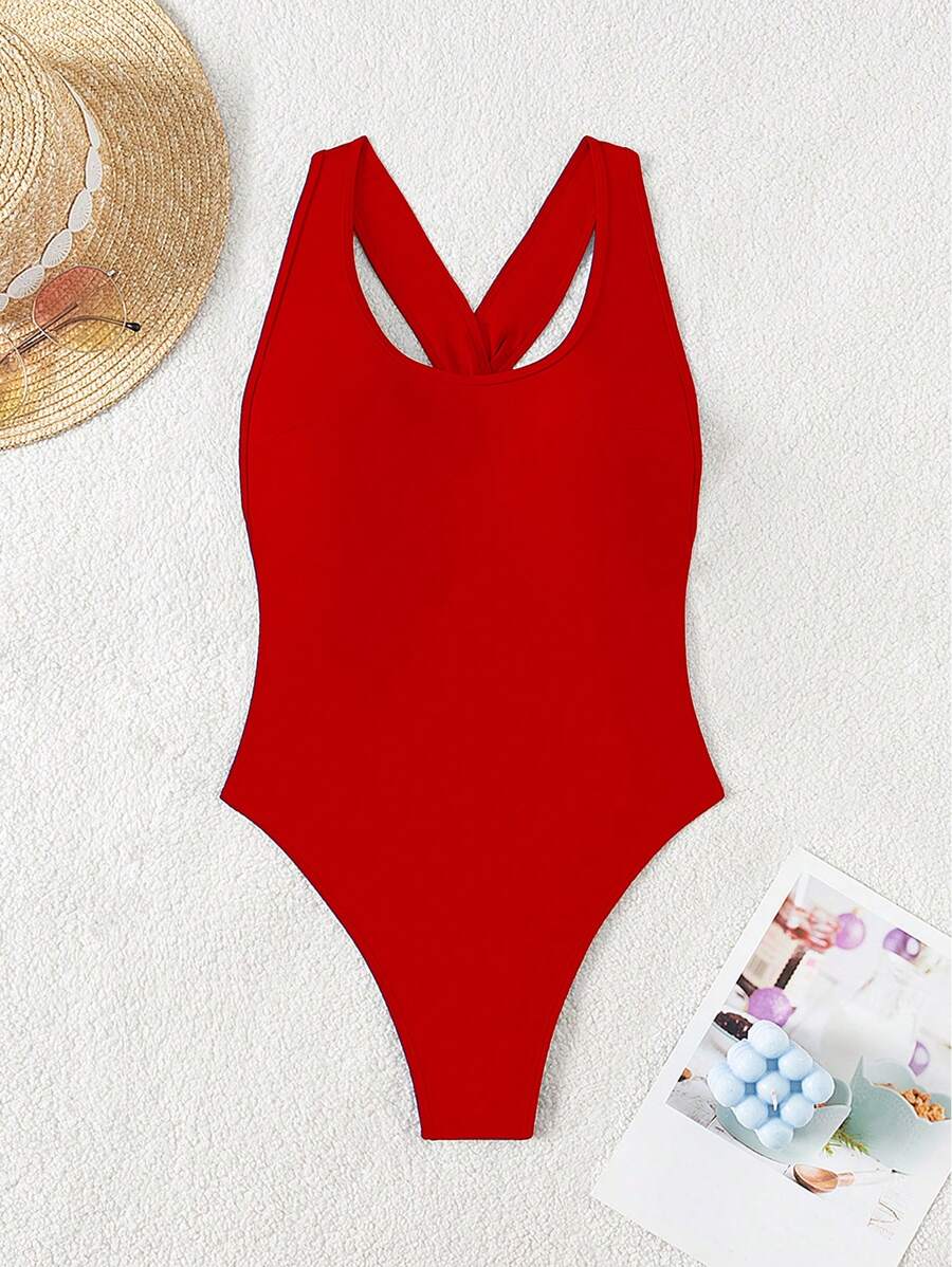 Maiô Sólido Torcido Franzido - Maviele