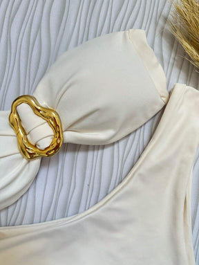 Biquíni Bege Asa Delta com Bojo Removível – Praiar