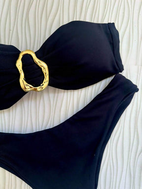 Biquíni Bege Asa Delta com Bojo Removível – Praiar