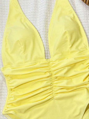 Maiô com Decote em V Profund -  Maviele