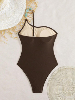 Maiô com decote irregular - Maviele