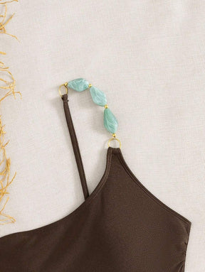 Maiô com decote irregular - Maviele