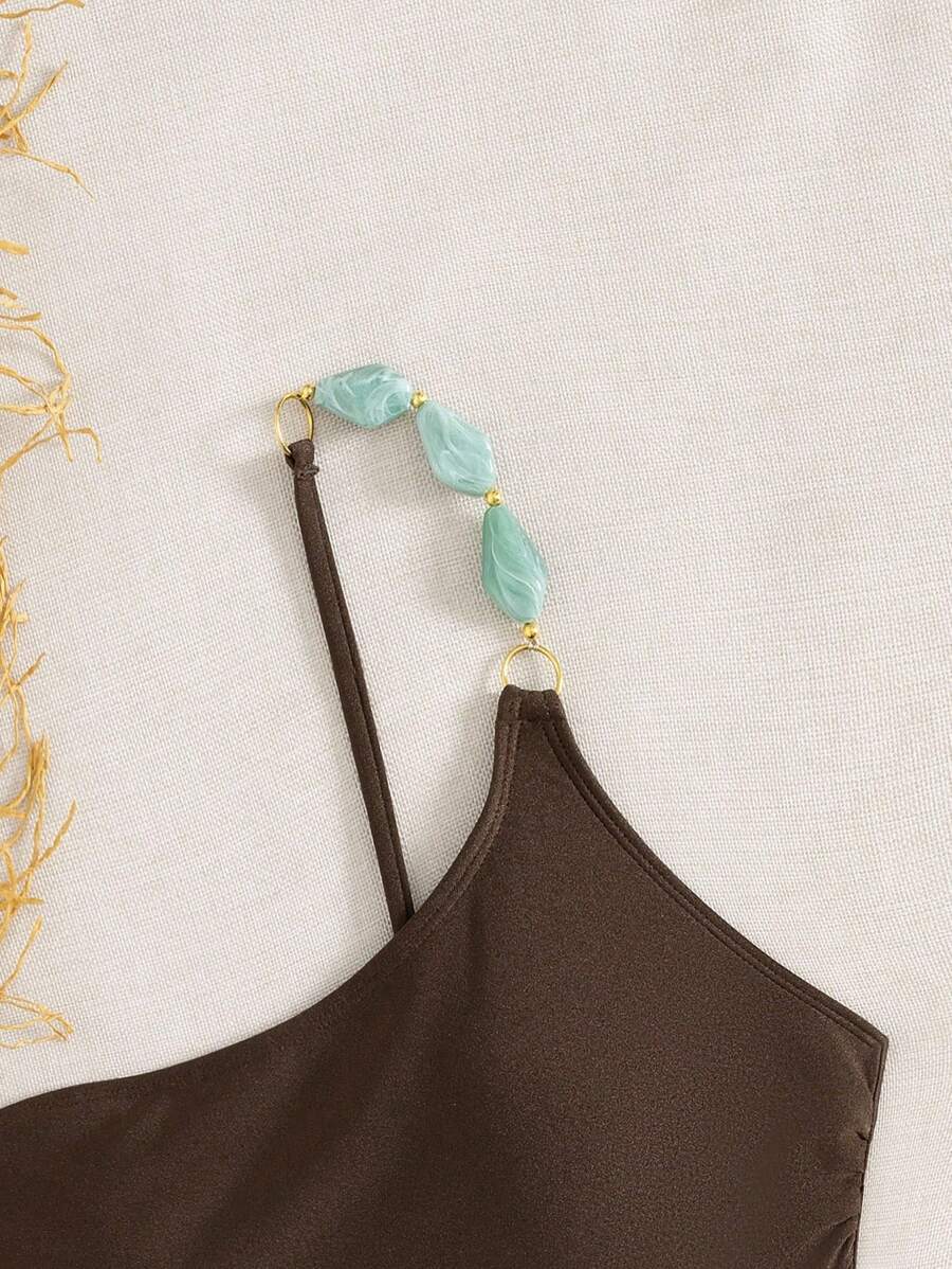 Maiô com decote irregular - Maviele