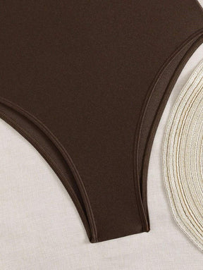 Maiô com decote irregular - Maviele