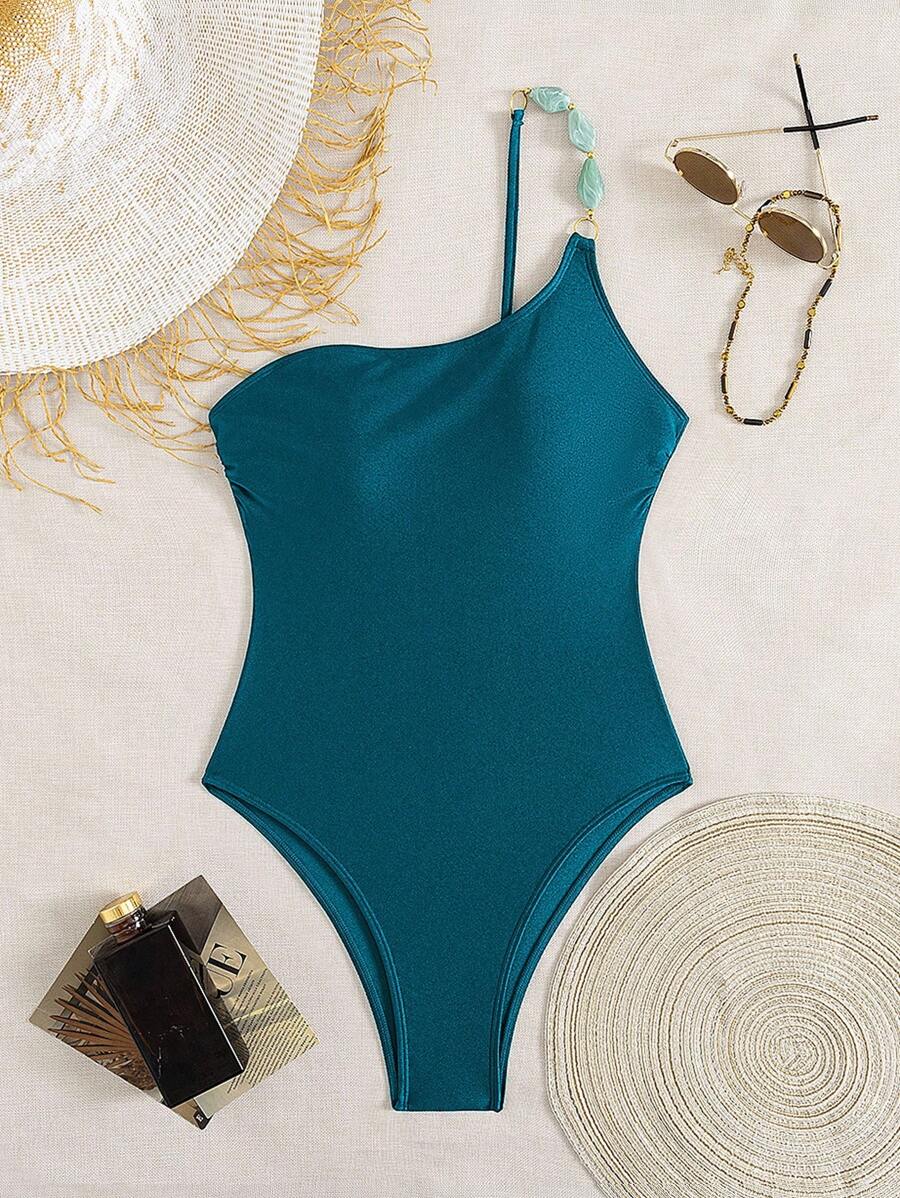 Maiô com decote irregular - Maviele