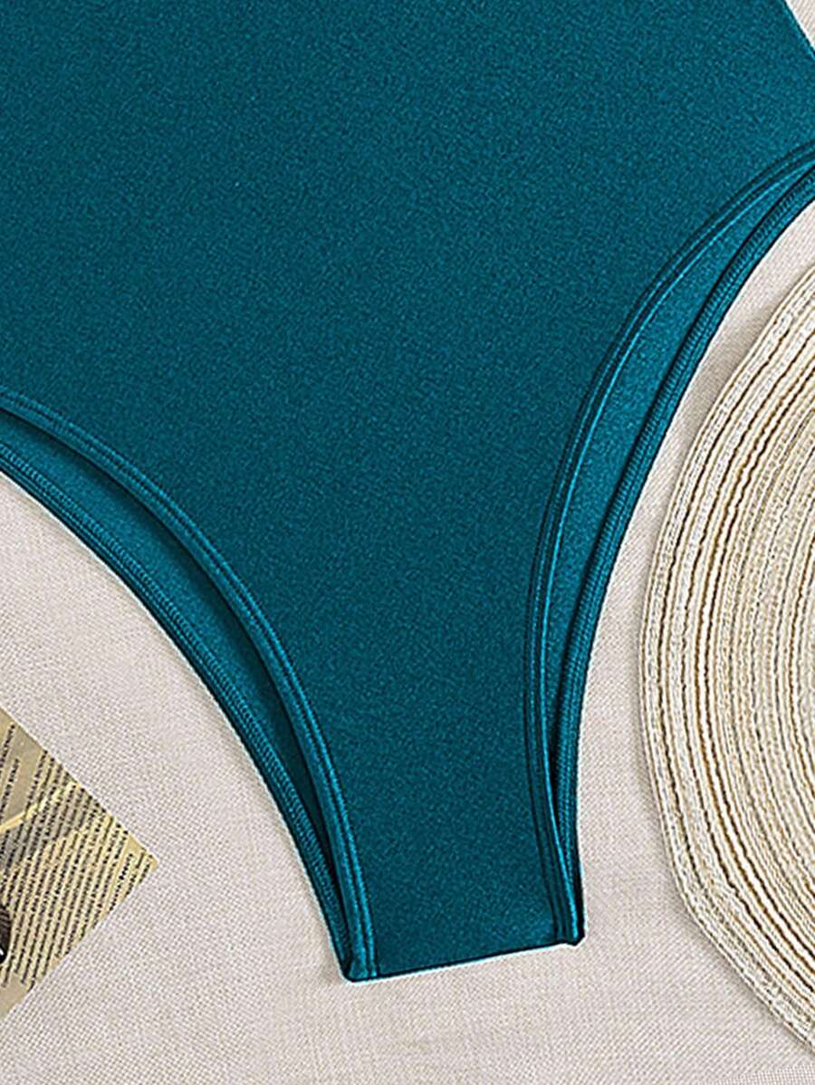 Maiô com decote irregular - Maviele