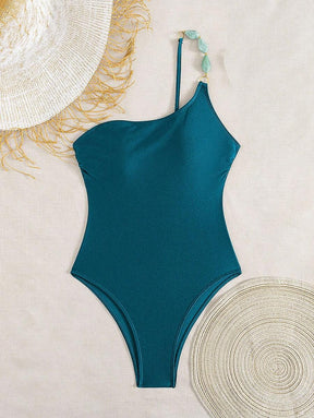 Maiô com decote irregular - Maviele