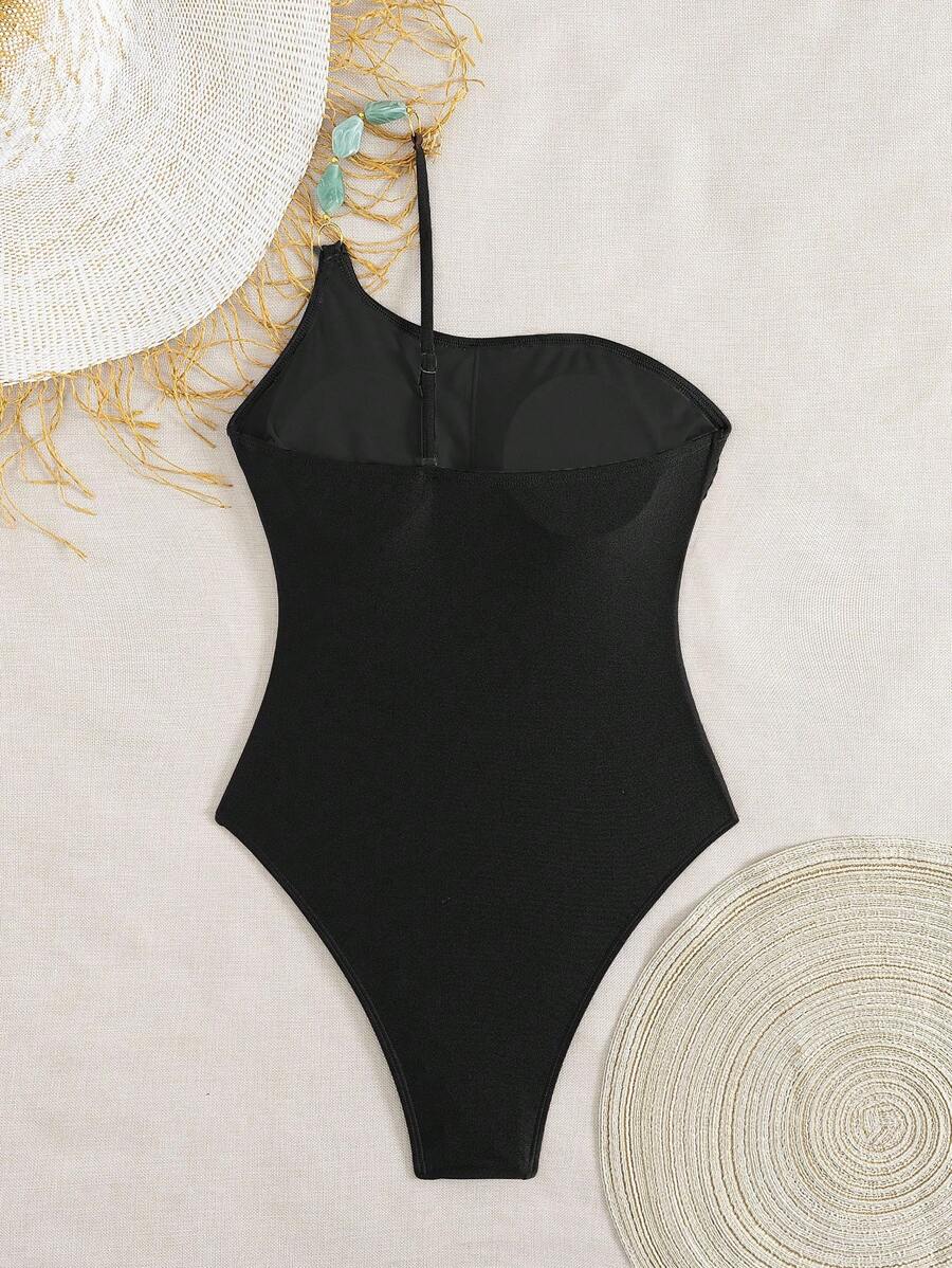 Maiô com decote irregular - Maviele