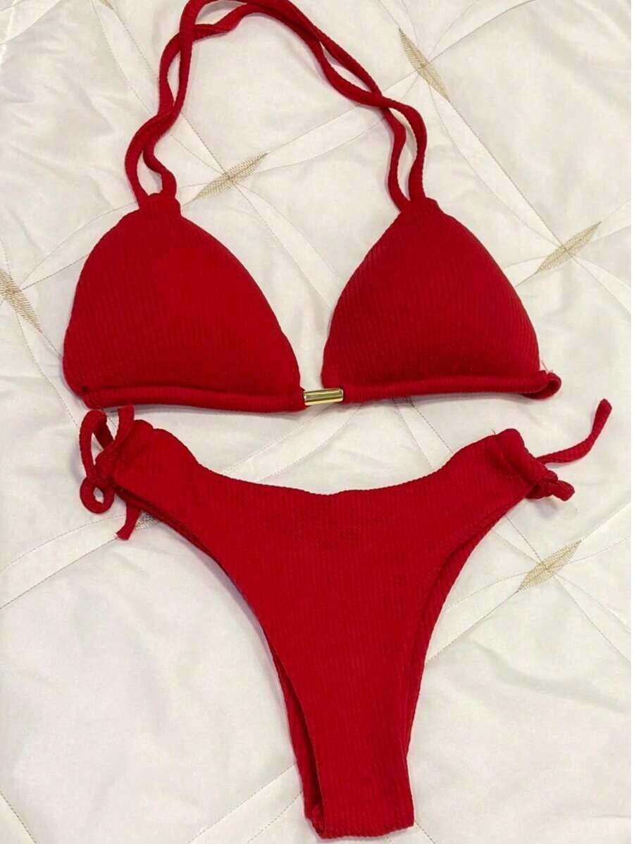 Biquini  Com Bojo e Fio Duplo Semi Fio Dental - Praiar