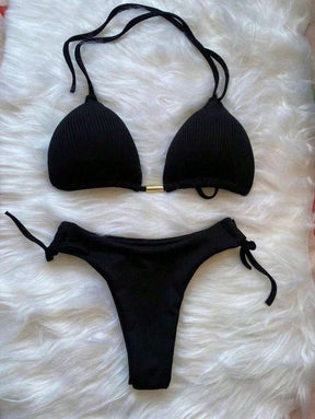 Biquini  Com Bojo e Fio Duplo Semi Fio Dental - Praiar