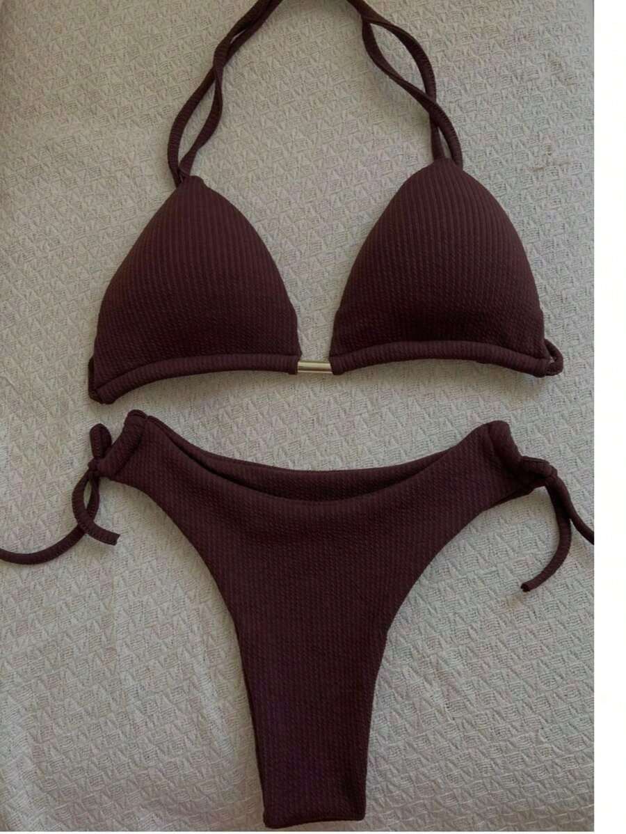 Biquini  Com Bojo e Fio Duplo Semi Fio Dental - Praiar