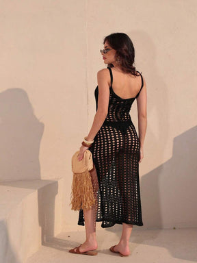 Vestido Furão Saída de Praia com Fenda - Maviele