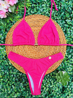 Conjunto de Biquini asadelta Annaruga Estilo cortininha