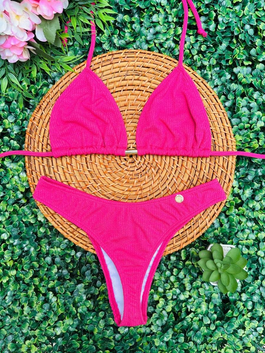 Conjunto de Biquini asadelta Annaruga Estilo cortininha