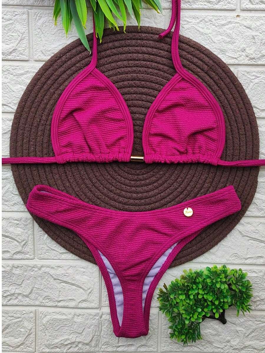 Conjunto de Biquini asadelta Annaruga Estilo cortininha