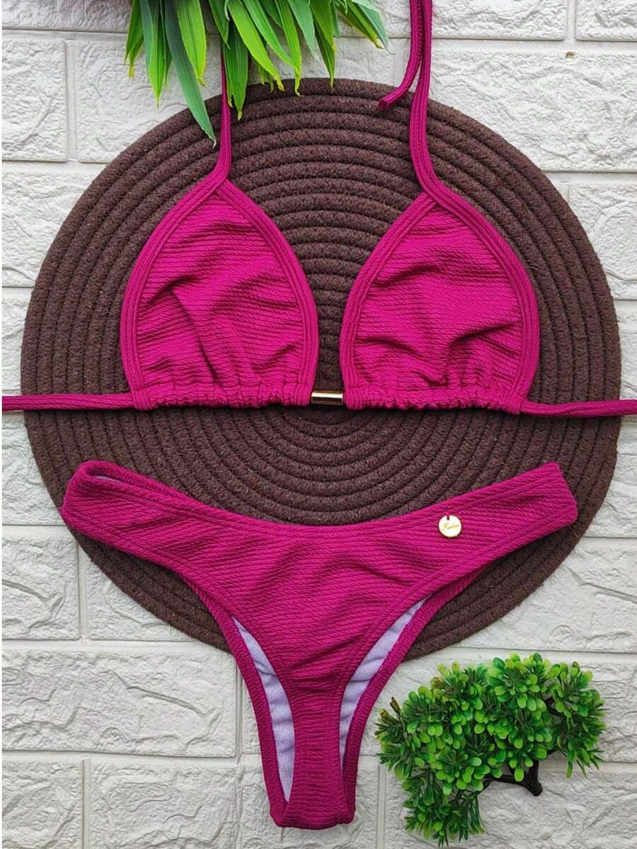 Conjunto de Biquini asadelta Annaruga Estilo cortininha