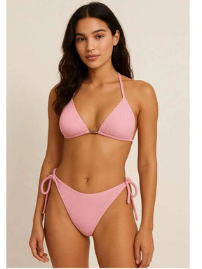 Biquini Cortininha Canelado - Maviele