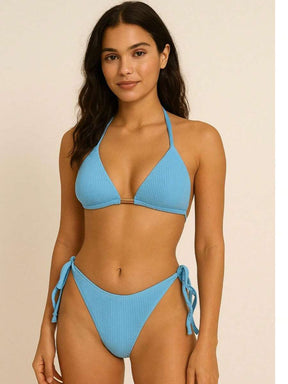 Biquini Cortininha Canelado - Maviele