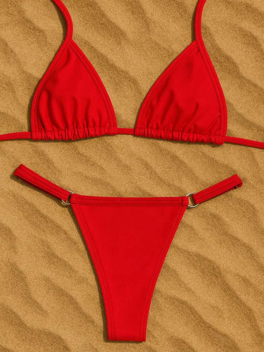 Biquíni Marquinha de Fita Fio Dental Cortininha Verão