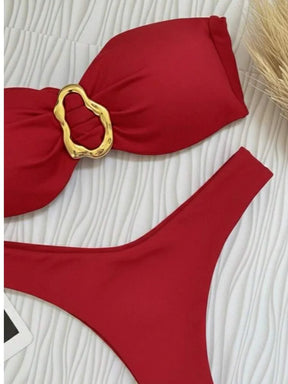 Biquíni Bege Asa Delta com Bojo Removível – Praiar