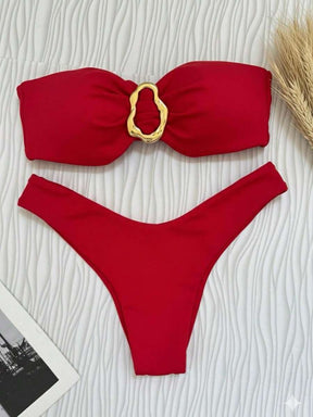 Biquíni Bege Asa Delta com Bojo Removível – Praiar