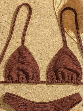 Conjunto de Biquini asadelta Annaruga Estilo cortininha