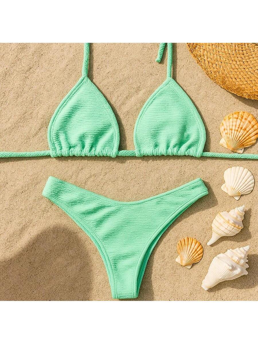 Conjunto de Biquini asadelta Annaruga Estilo cortininha