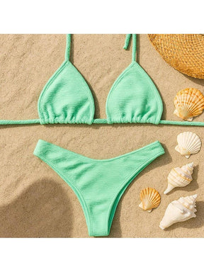 Conjunto de Biquini asadelta Annaruga Estilo cortininha