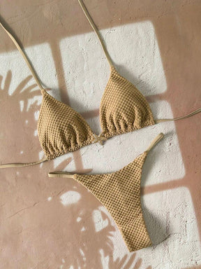 2 Peças Conjunto de Maiô Bikini Cortininha - Praiar